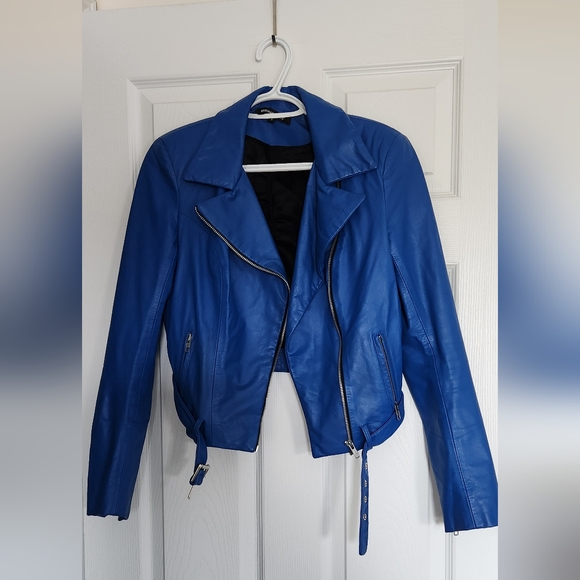 Mikhael Kale leather jacket fits like xs - Picture 4 of 6